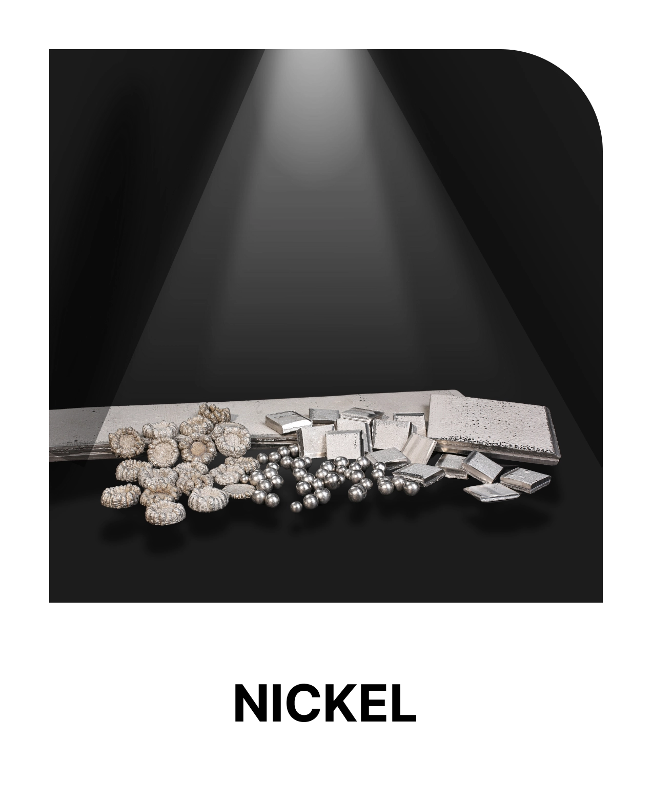 Anodes and cathodes made of high-purity nickel for various industries, primarily electroplating. Selection of nickel products such as nickel squares, cathodes, pellets, rounds and crowns from manufacturers such as Vale, Glencore and Eramet. Possibility of customised production of anode plates.