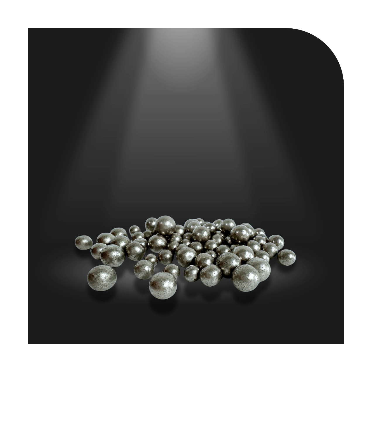 Nickel P pellets with 99.98% purity, spherical for titanium anode baskets in electroplating processes. Prevents bridging and cavities, promotes uniform deposition and smooth flow. Dimensions: approx. 8-12 mm. Packaging: 10 kg bag or on request.